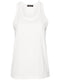 panelled cotton tank top
